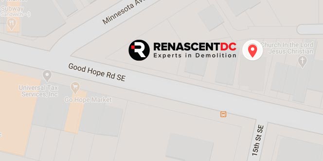 RenascentDC Demolition Washington, D.C. map