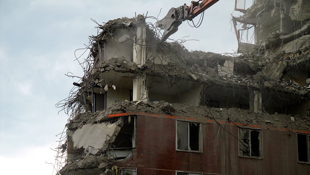 BSU Lafollette Complex demolition photo 3