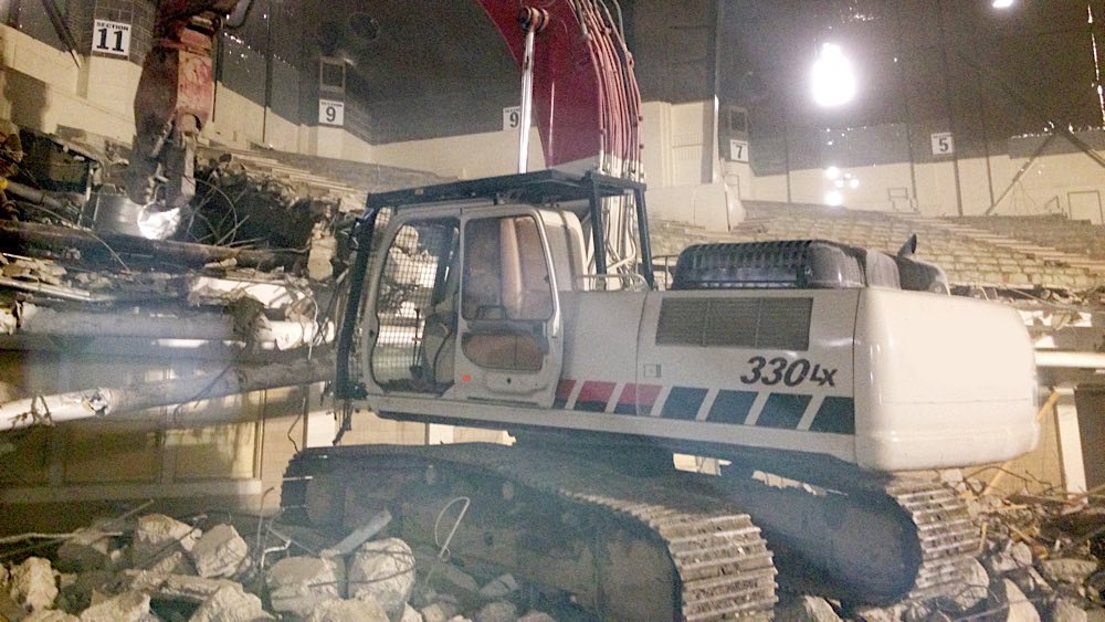 Pepsi Coliseum demolition photo 3