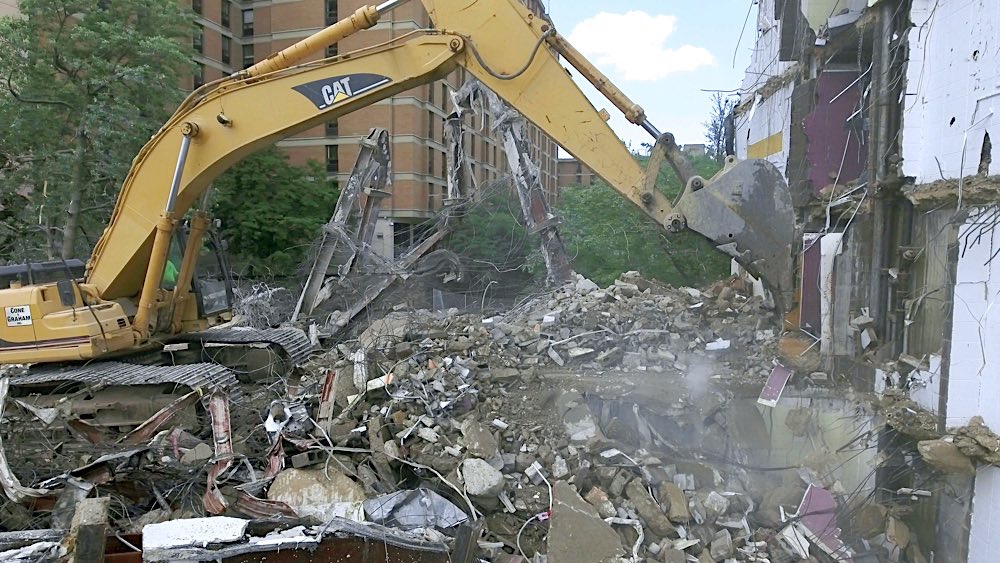 UT Humes Hall demolition photo 3