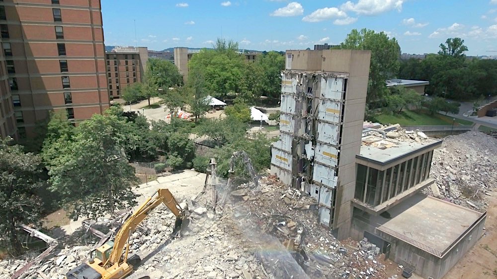 UT Humes Hall demolition photo 4