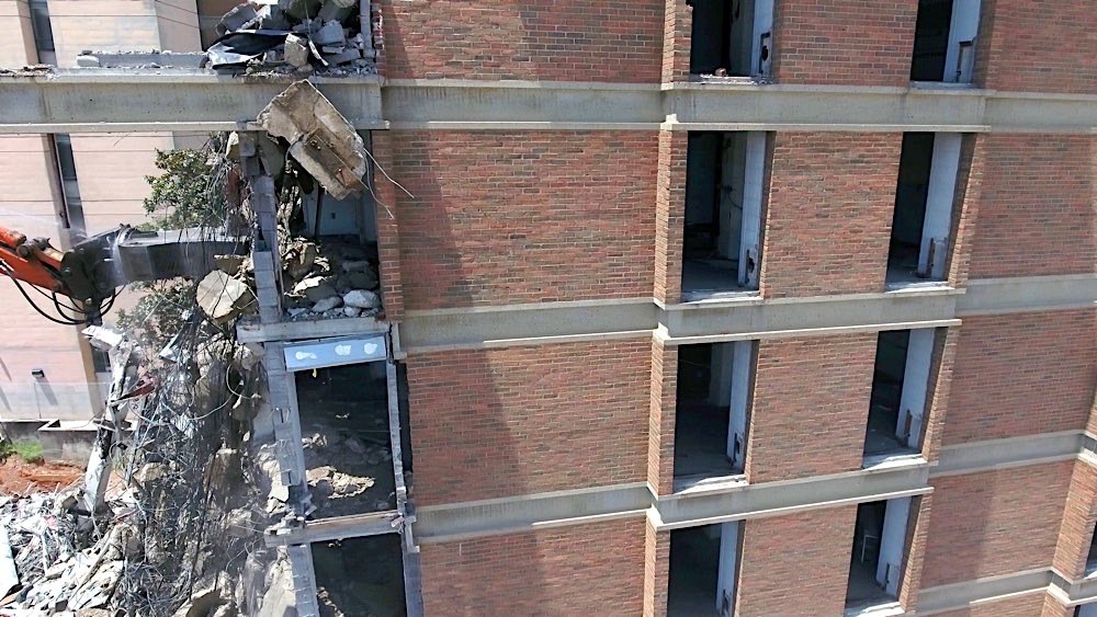 UT Humes Hall demolition photo 6