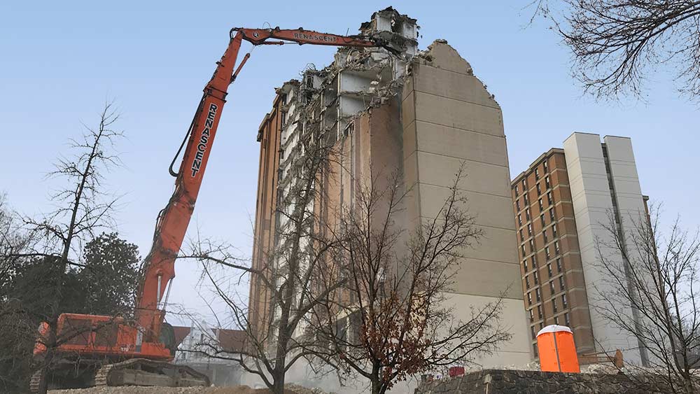 UTK Morrill Hall demolition photo 1