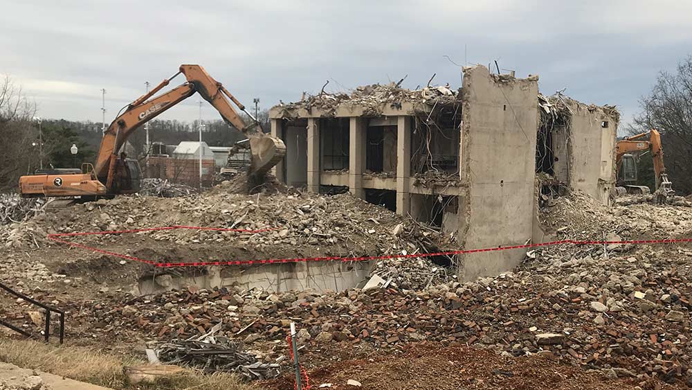 UTK Morrill Hall demolition photo 4
