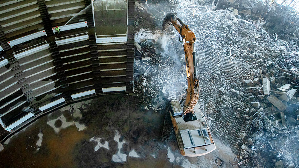 UVA University Hall demolition photo 6